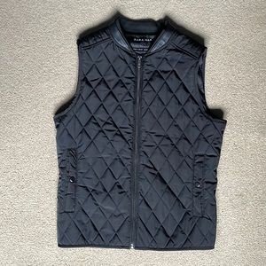 Zara size: small black quilted vest